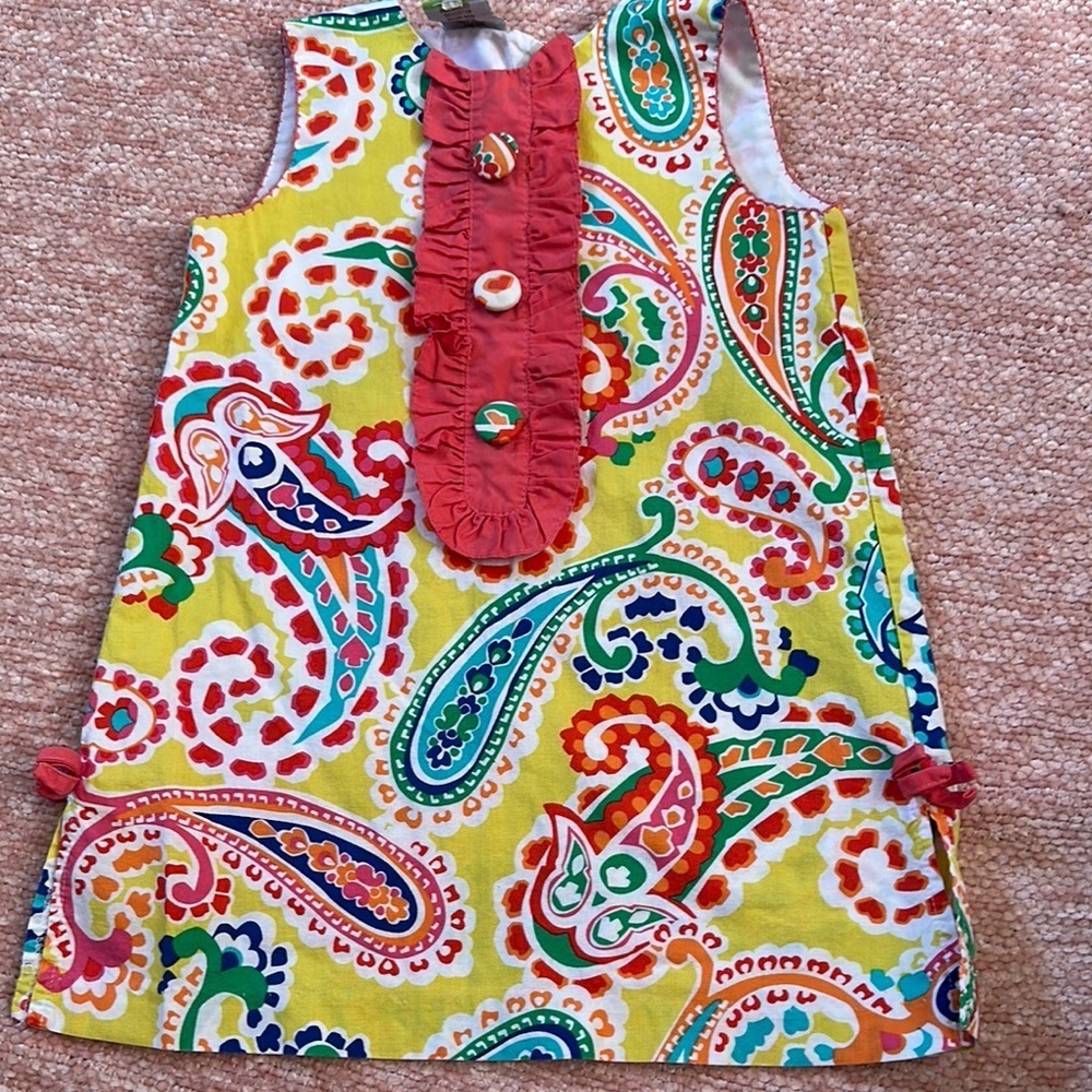 Colorful Paisley Kids Dress
